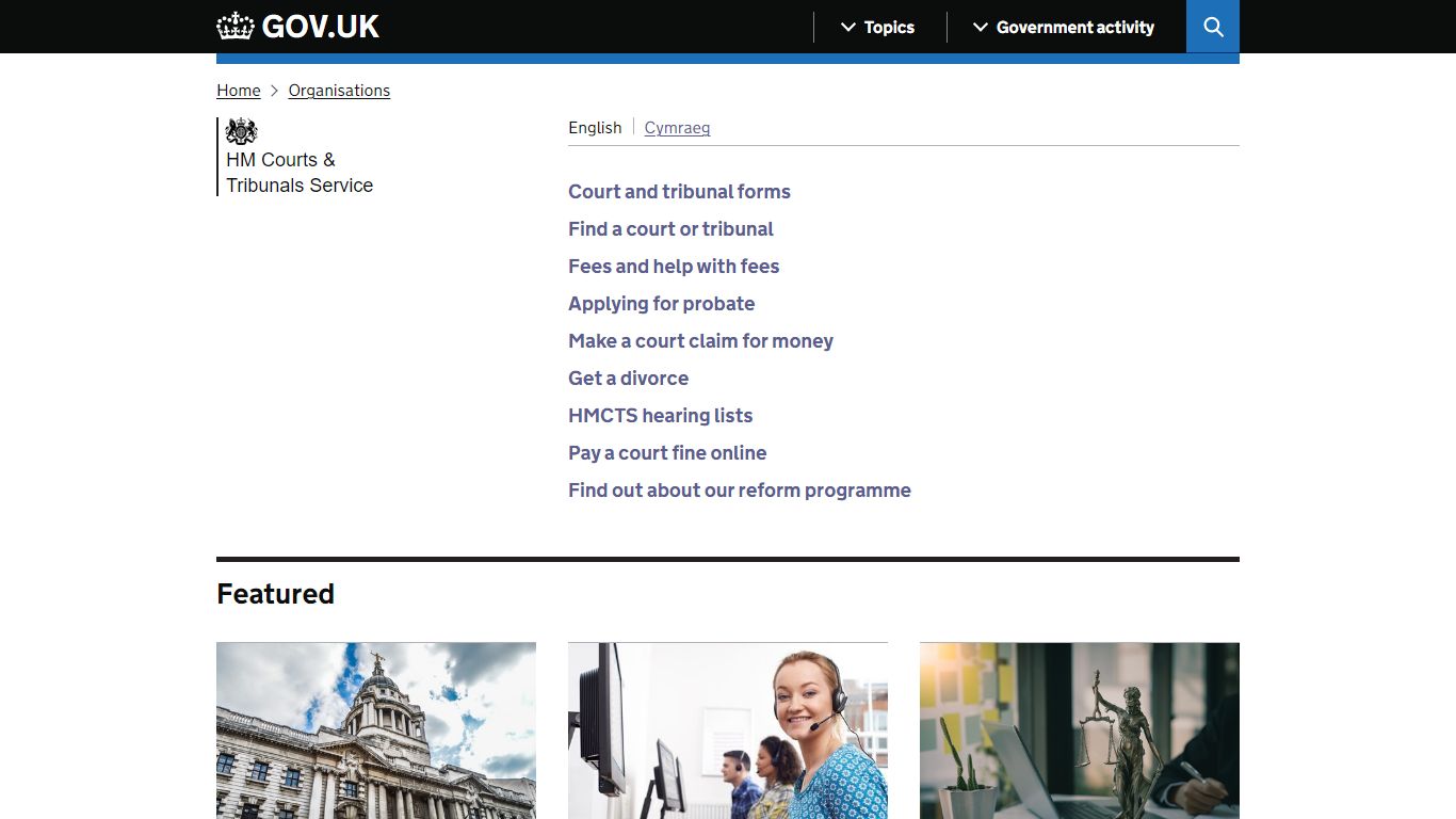 HM Courts & Tribunals Service - GOV.UK